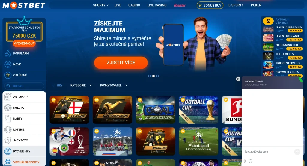 Mostbet Casino Česko zákaznická podpora
